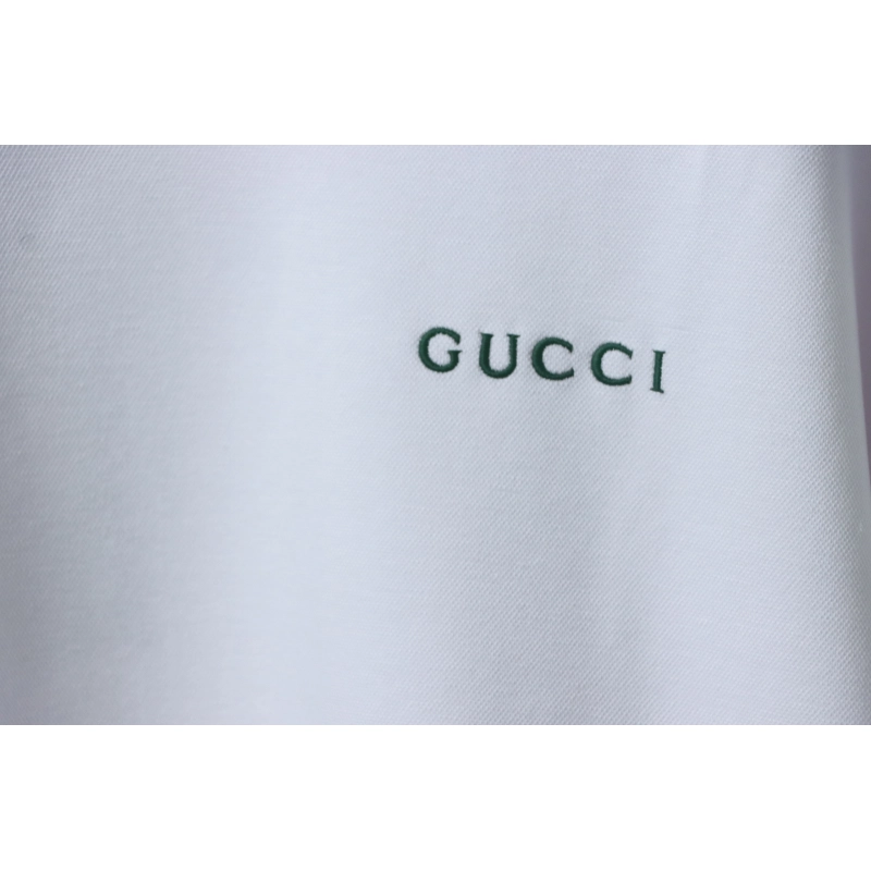 Gucci Cotton Piquet Sweatshirt With Web