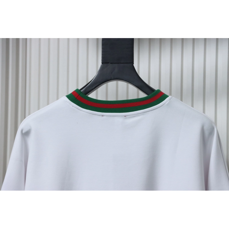 Gucci Cotton Piquet Sweatshirt With Web