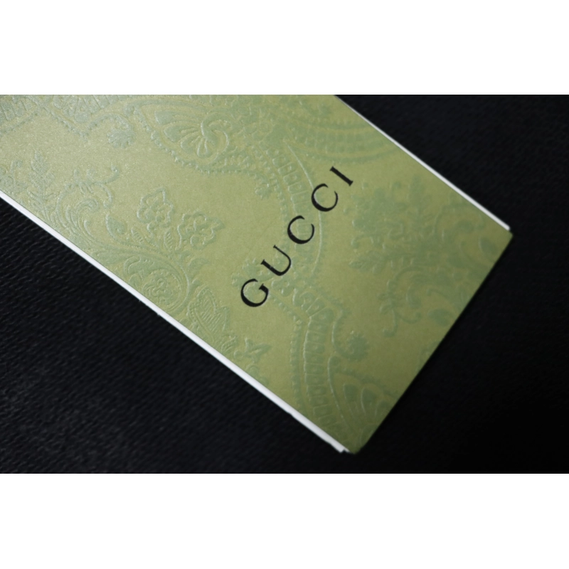 Gucci Hand-painted Letter Crewneck Sweatshirt Washed Black