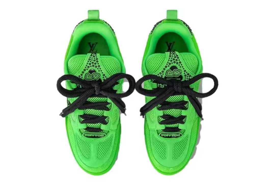 PK God Batch Louis Vuitton Skate Green and Black