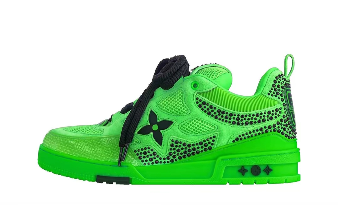 PK God Batch Louis Vuitton Skate Green and Black