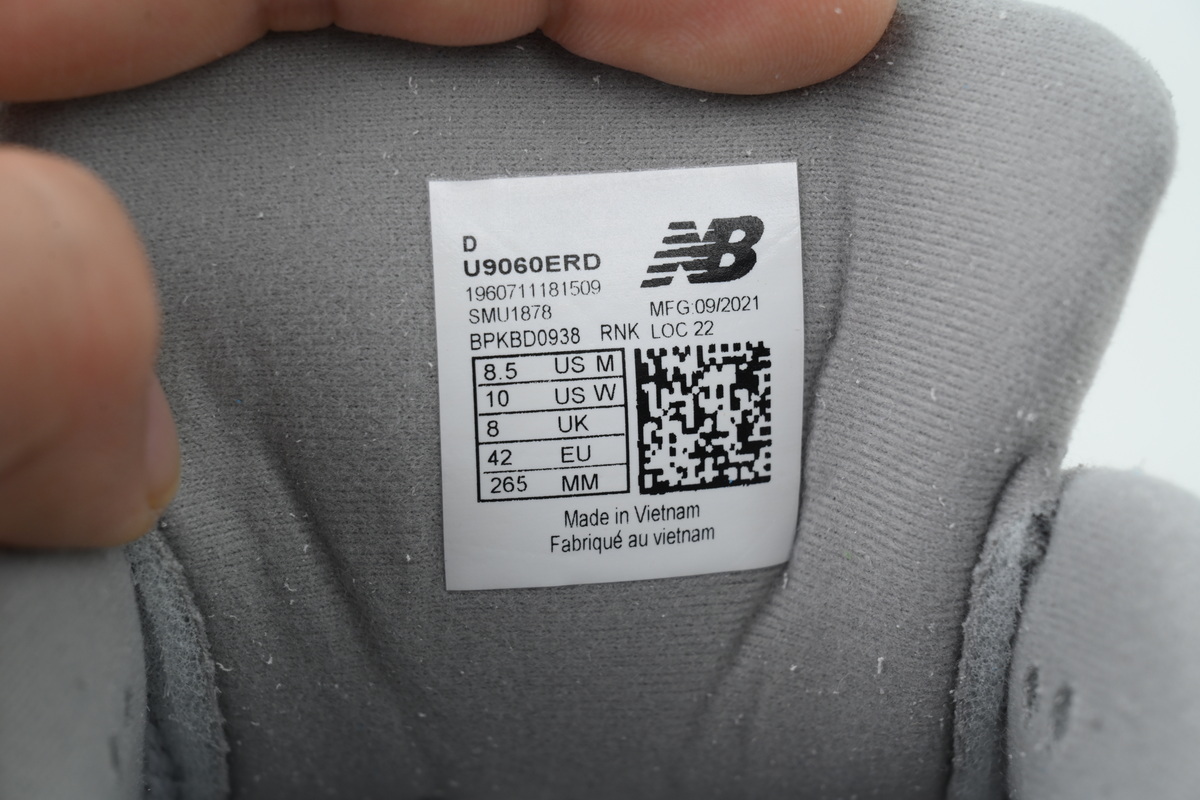 U9060ERD New Balance 9060 'Slate Grey Raincloud'