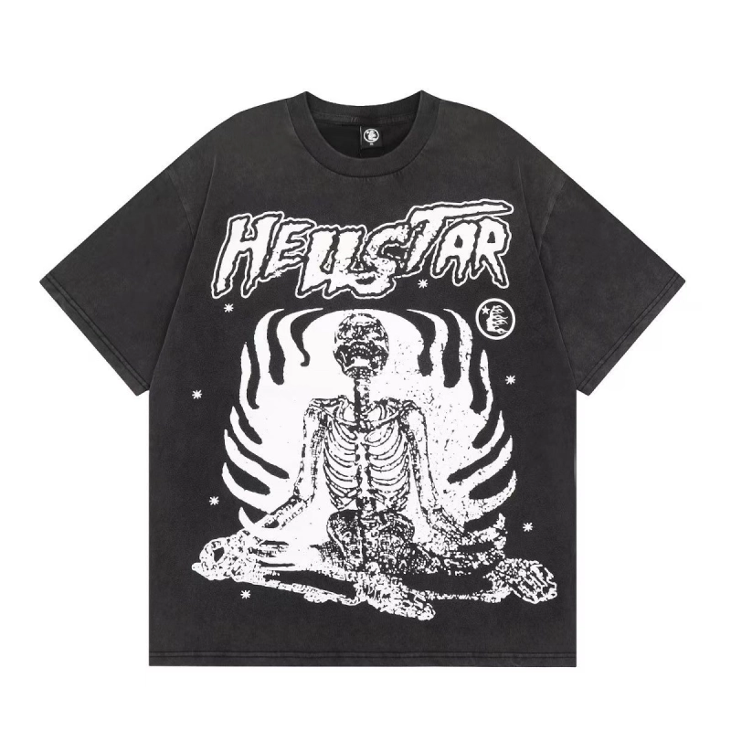 HellStar Inner Peace Tee + Hellstar Studios Flare Sweatpants Black
