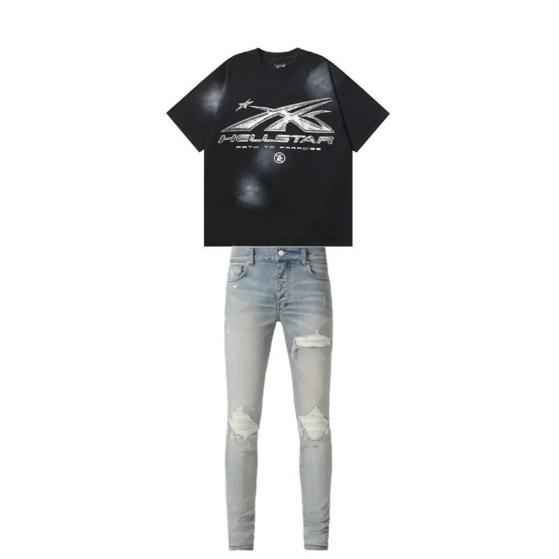 Hellstar-619-0302 + Amiri Jeans PK0723