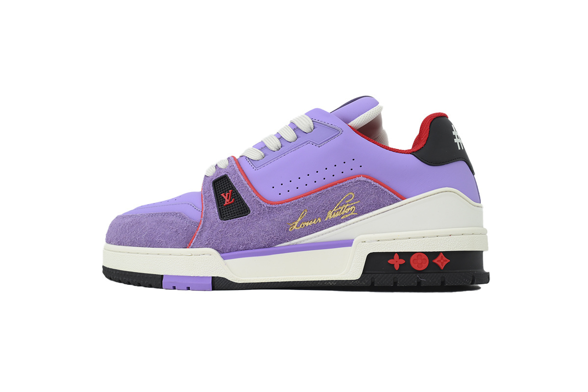 LOUIS VUITTON purplish red