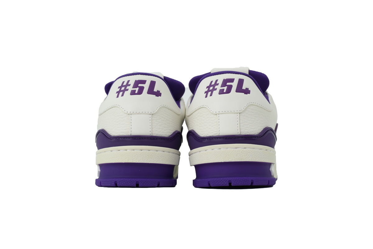 LOUIS VUITTON White and purple