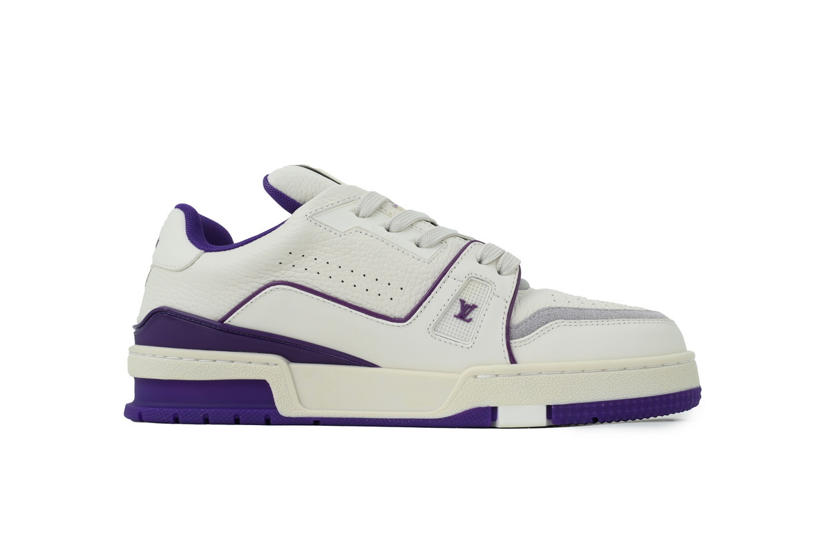 LOUIS VUITTON White and purple