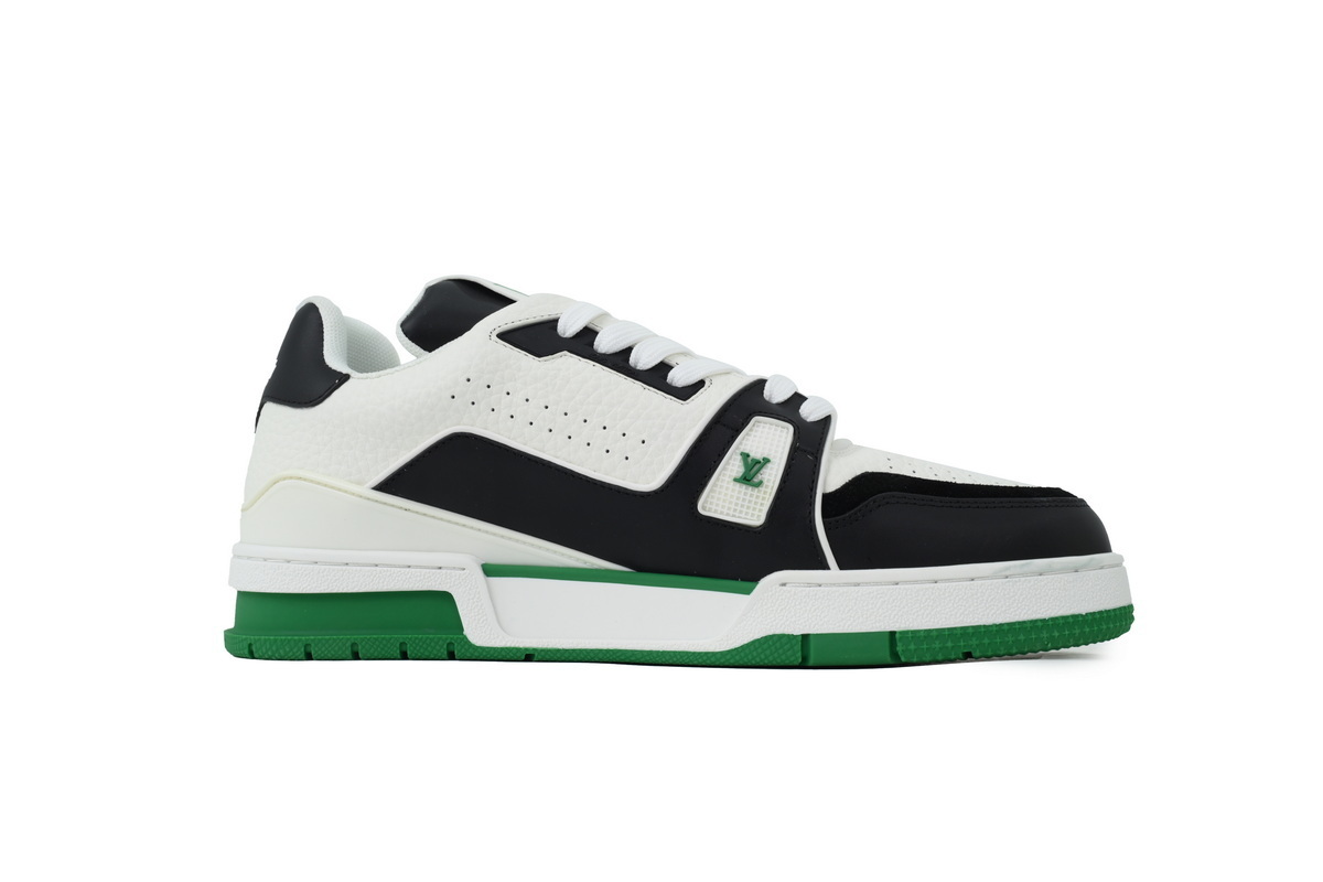 LOUIS VUITTON White/black/green