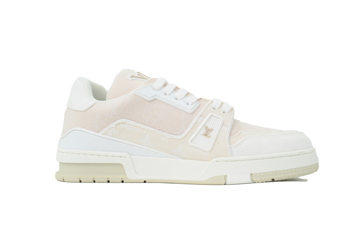 LOUIS VUITTON White denim