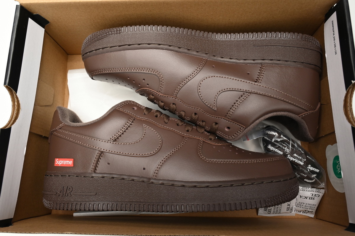 Supreme x Nike Air Force 1 Low "Baroque Brown"  CU9225-200