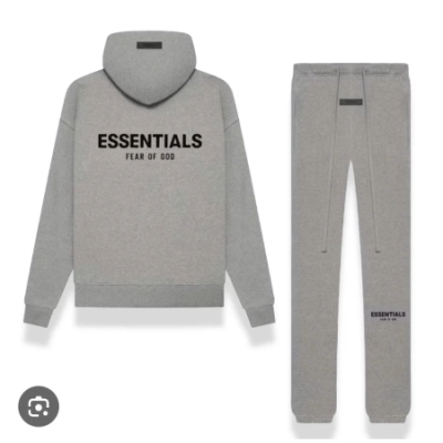 Fear of God Essentials SS22 Relaxed Set Dark Oatmeal 01