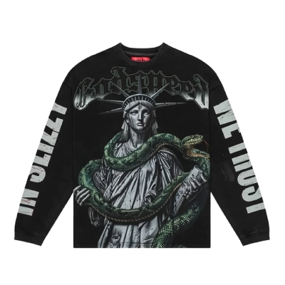 Godspeed Ocean Storm Long Sleeve T-shirt Black 01