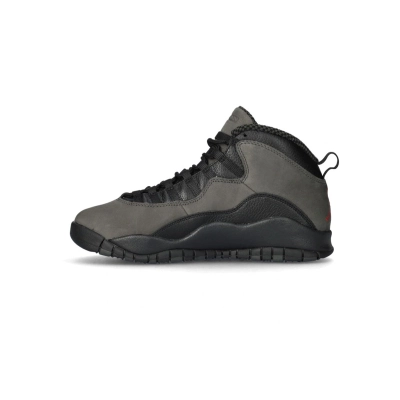 PK God Air Jordan 10 Retro Shadow (2025) 'Charred Grey and Black' 01