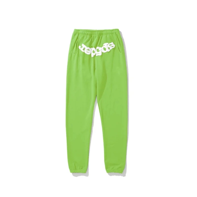 Sp5der Web Hoodie/Sweatpant Set Green