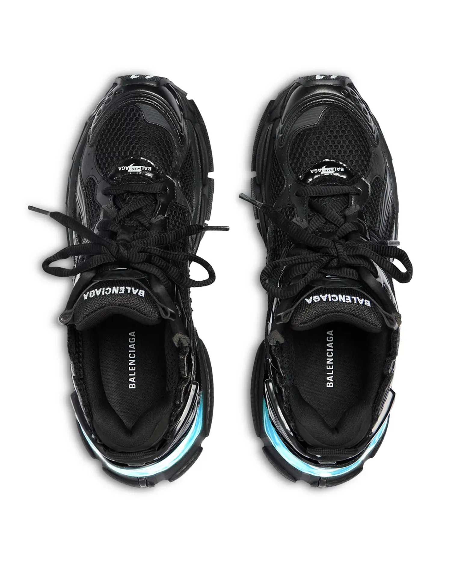 PK God Batch Balenciaga Runner Black LED