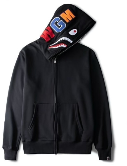 BAPE Zip Hoodie Black