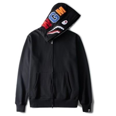 BAPE Zip Hoodie Black 01