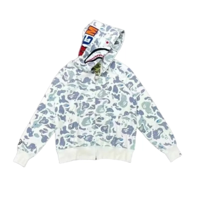 BAPE Zip Hoodie Starry Blank 01