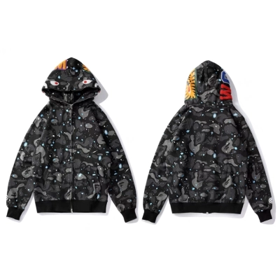 BAPE Zip Hoodie Starry Night Black 01