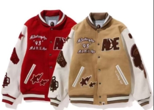 BAPE Baseball Uniforms Black/Red/Blue/Khaki