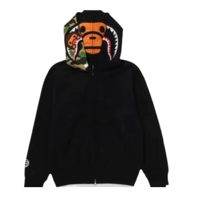 BAPE Zip Hoodie Blue/Black/Pink 01