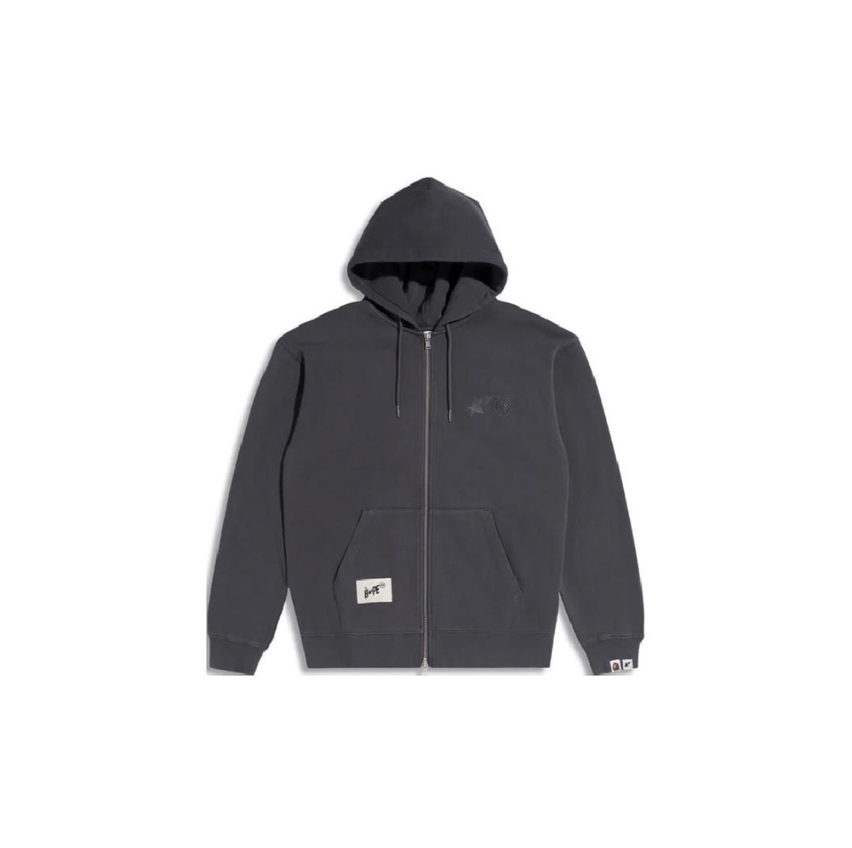BAPE Zip Hoodie Lightning Black/White/Khaki