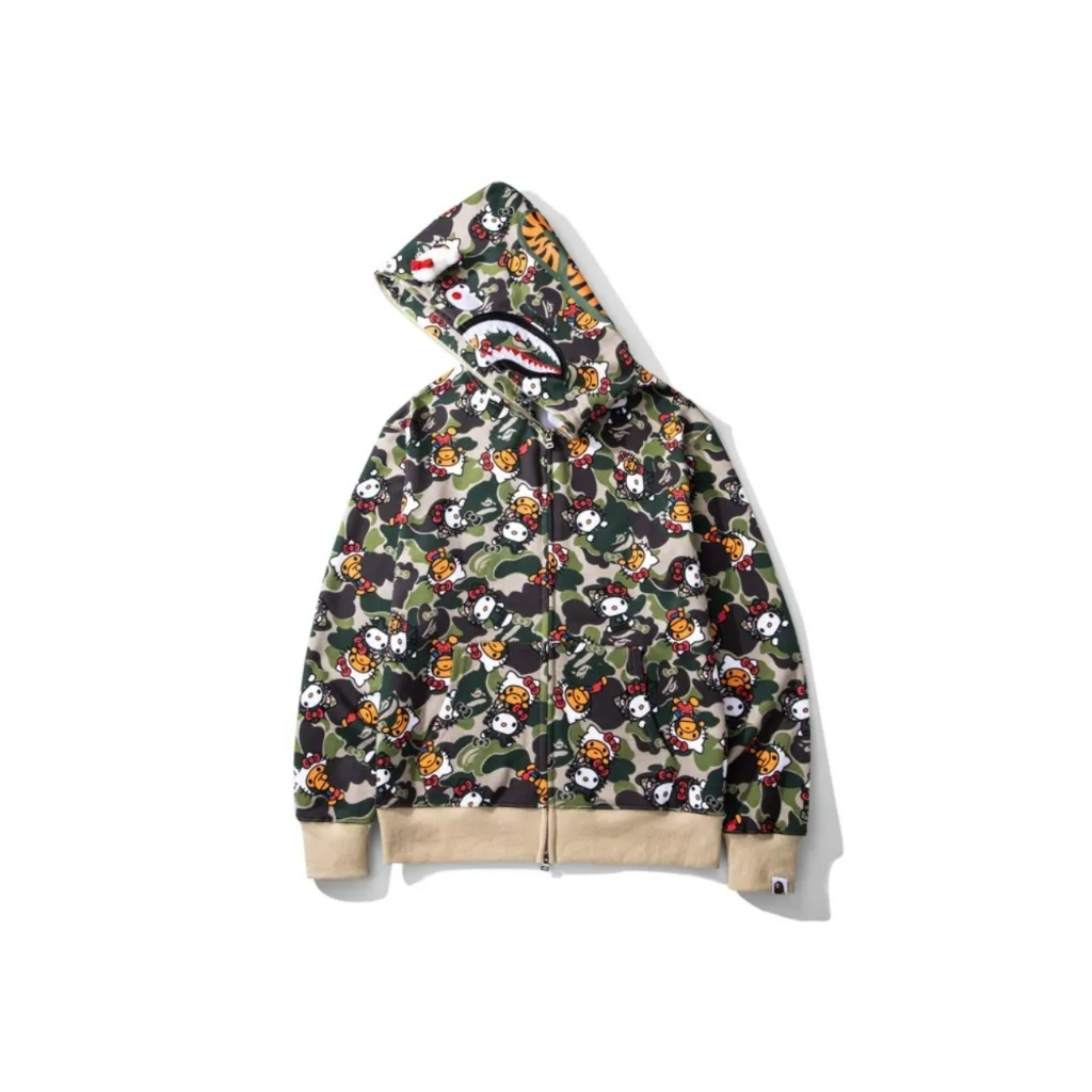 BAPE Zip Hoodie Panda KT Pink/Green