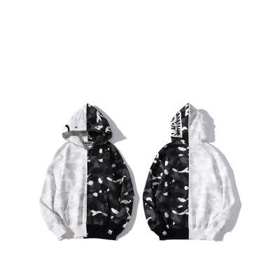 BAPE Zip Hoodie Splicing 01