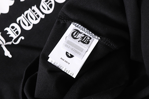 Chrome Hearts 25SS Meteor Shower Cross Short Sleeve T-Shirt Black/White