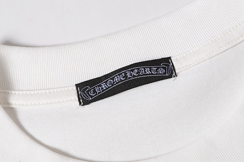 Chrome Hearts 25SS Meteor Shower Cross Short Sleeve T-Shirt Black/White