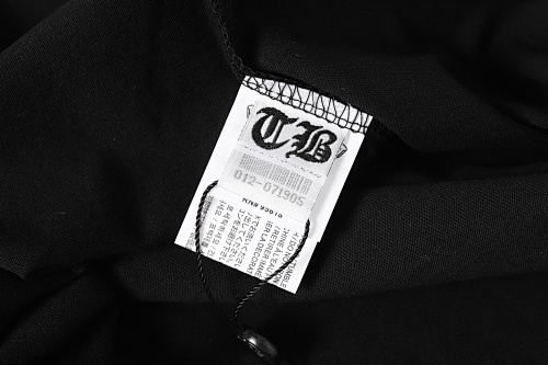 Chrome Hearts  Triple Cross Horseshoe Splatter Short Sleeve T-Shirt Black/White