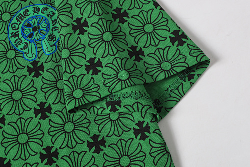 Chrome Hearts Green Cross Monogram Horseshoe Tee