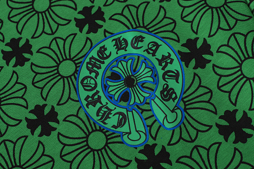 Chrome Hearts Green Cross Monogram Horseshoe Tee