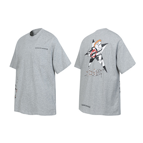 Chrome Hearts Suggest Graffiti Pocket T-Shirt