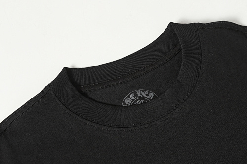 Chrome Hearts Vertical Multicolor Horseshoe T-Shirt Black/White