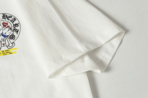 Chrome Hearts Matty Boy One Night In The Neon City Horseshoe Short Sleeve T-Shirt Black/White