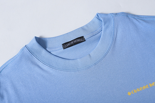Chrome Hearts Horseshoe Short Sleeve T-Shirt Sky Blue