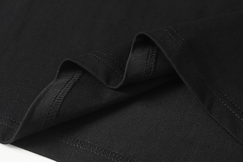  Chrome Hearts All Over Colorful Crosses Embroidered T-Shirt Black/White