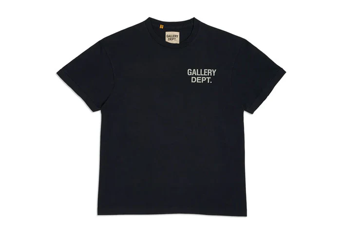 Gallery Dept. Souvenir T-Shirt Black+Fear of God Essentials Shorts (SS21) Black/Stretch Limo