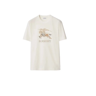 Burberry Check Cotton T-shirt 01