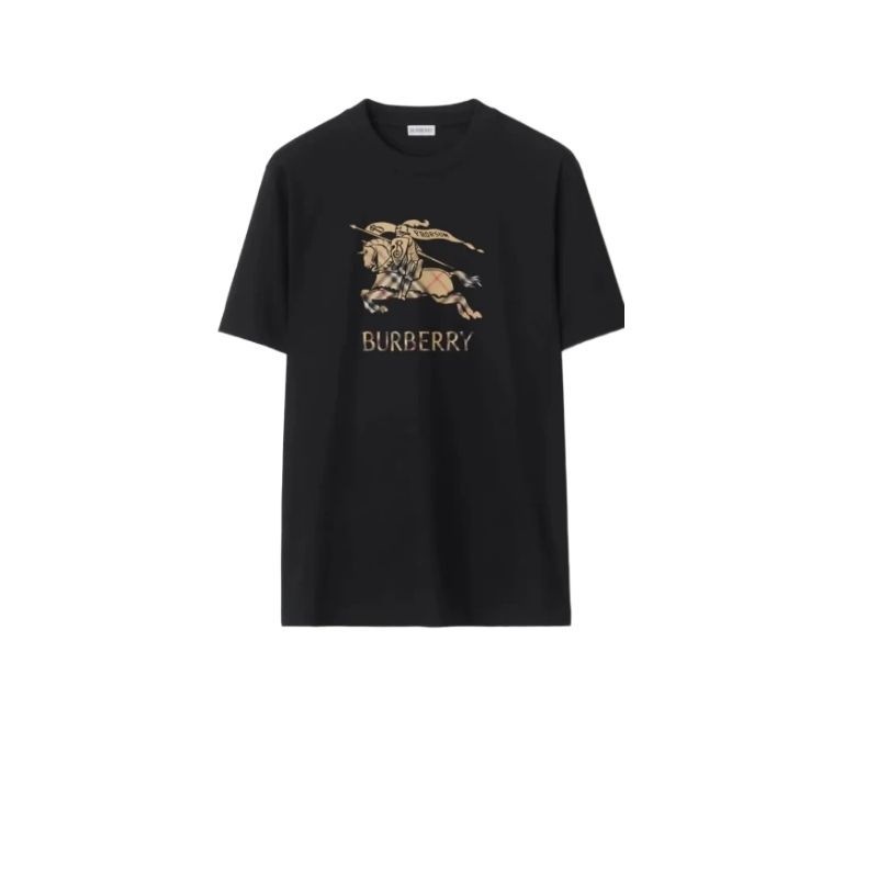 Burberry Check Cotton T-shirt