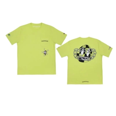 Chrome Hearts Matty Boy Link T-Shirt 'Lime Green' 01