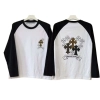 Chrome Hearts Triple Cross Daisy Raglan Long Sleeve T-Shirt-93#