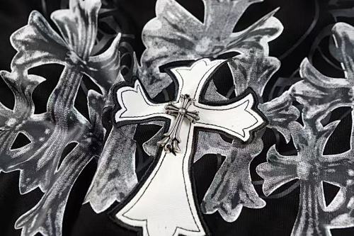 Chrome Hearts Triple Cross Cemetery Pullover Hoodie-77#