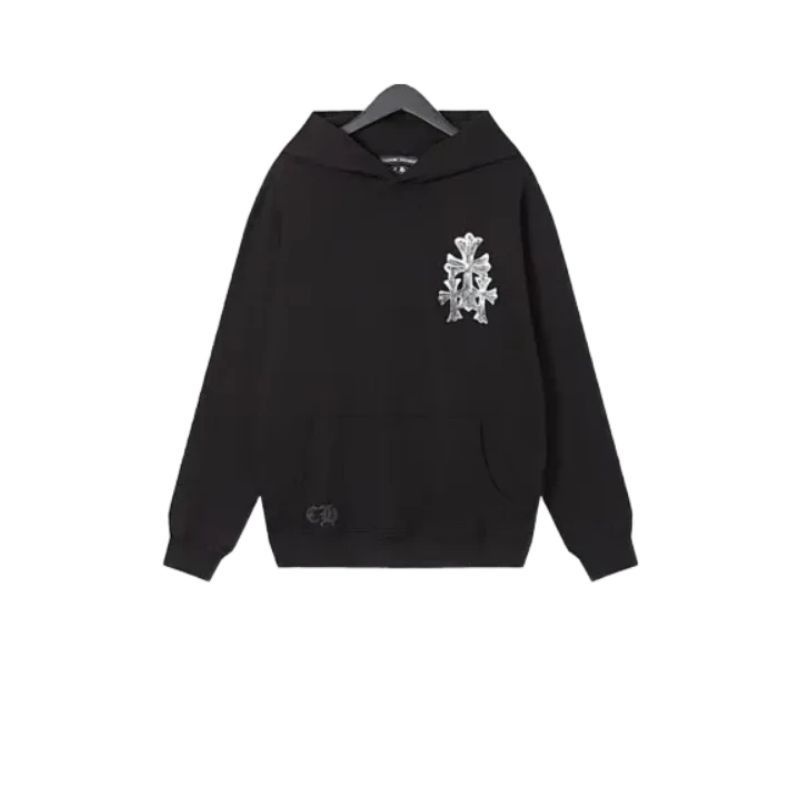Chrome Hearts Triple Cross Cemetery Pullover Hoodie-77#