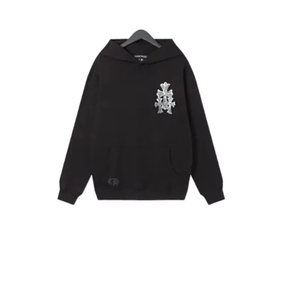 Chrome Hearts Triple Cross Cemetery Pullover Hoodie-77# 01