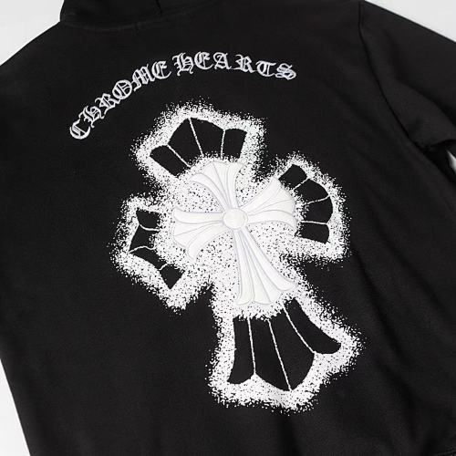 Chrome Hearts Fuzzy Cross Pullover Hoodie-76#