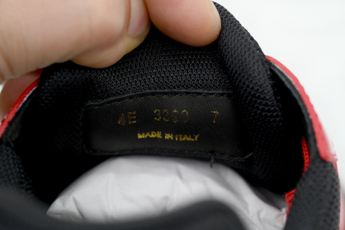 PK God Batch  Prada Sneakers Black Red