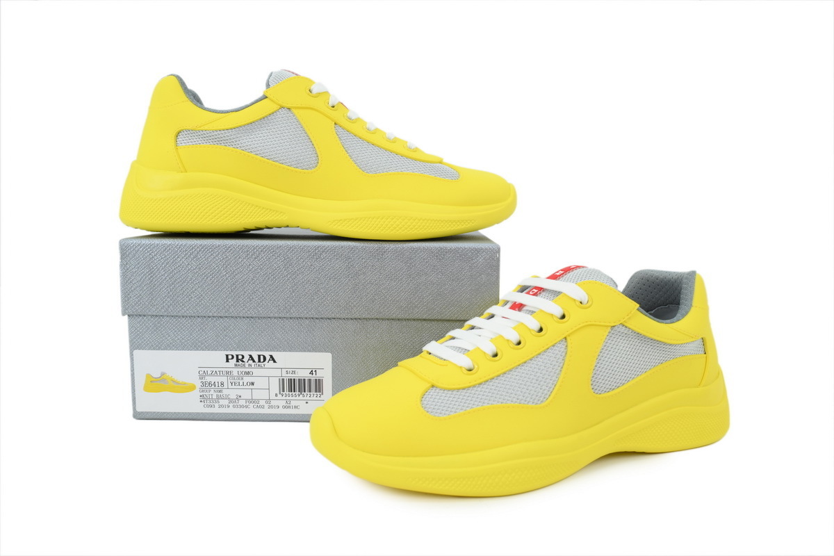PK God Batch  Prada Sneakers Yellow