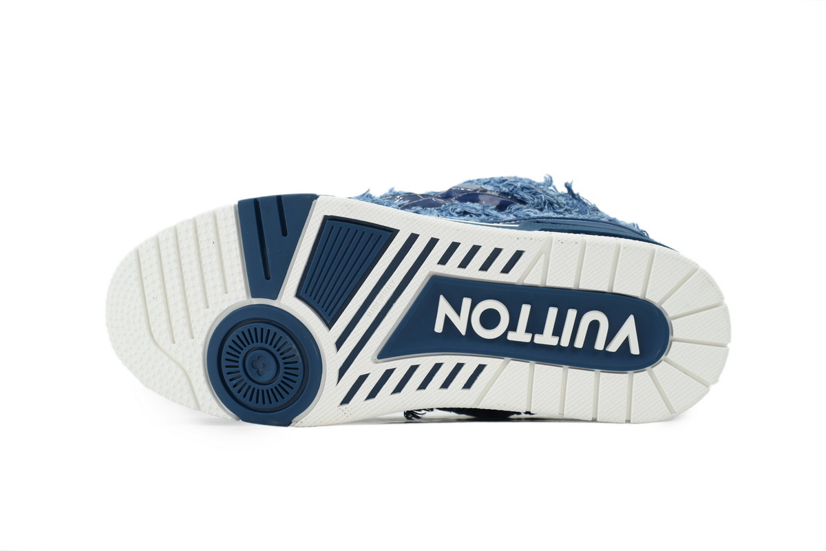 PK God Batch LOUIS VUITTON Plum Blossom Diamond Blue